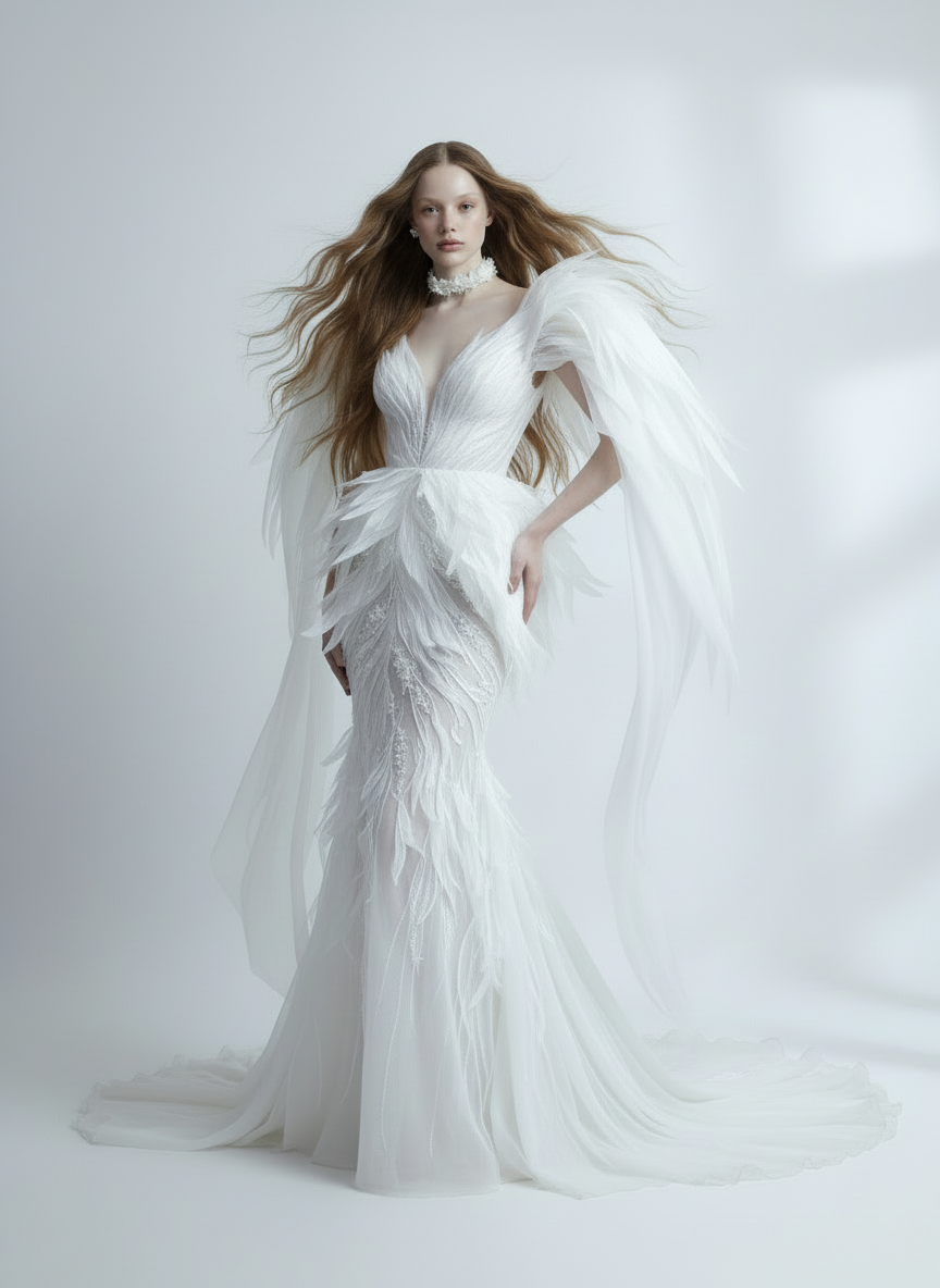 볼륨 있는 롱 헤어