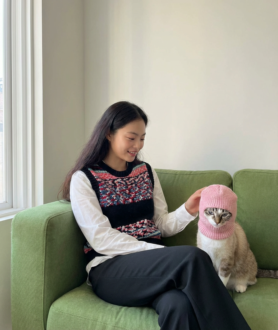 Spotify playlist cover progression from first composition to final result — First attempt